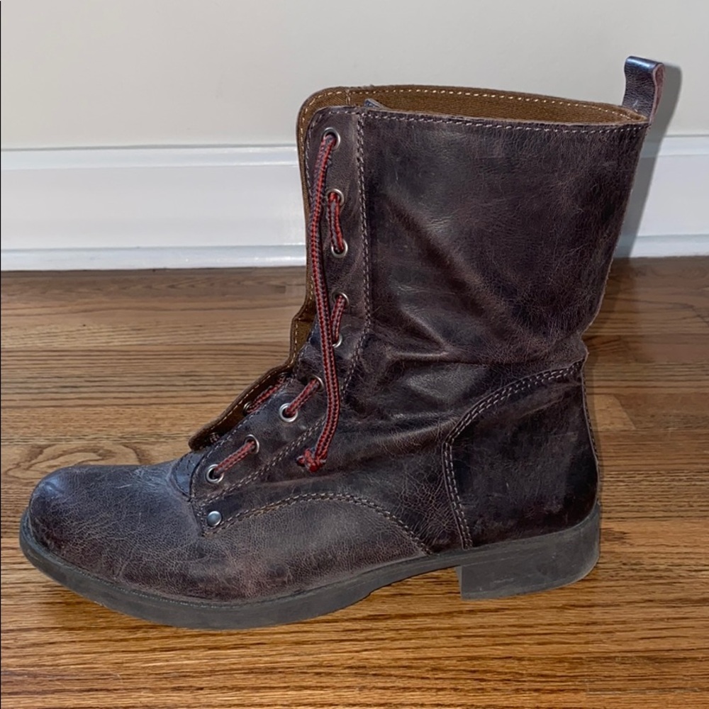 Nine West Vatowner leather zip boots 10.5